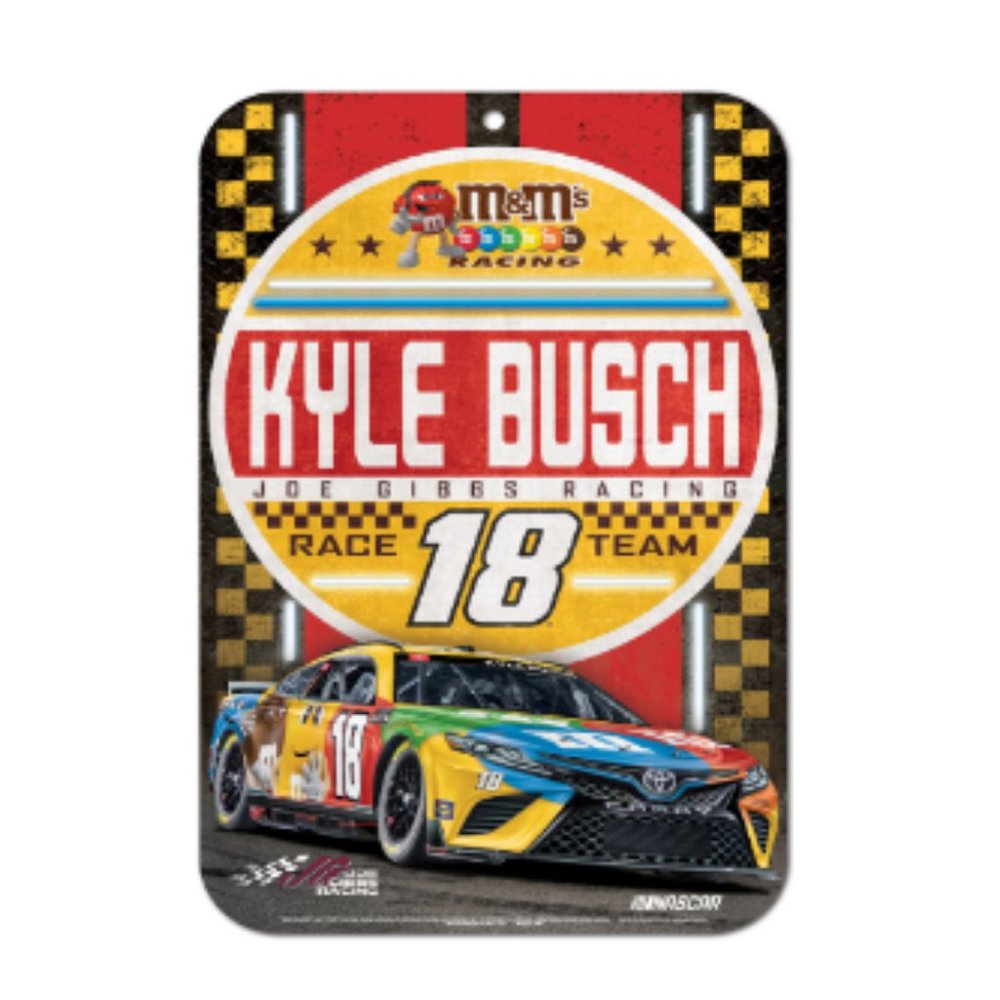 Kyle Busch WinCraft 11'' x 17'' Reserved Parking Driver Sign
